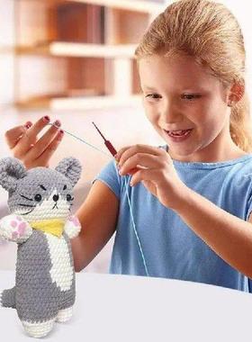 Cat Crochet Kit For Beginners Cute Cat Crochet Material Set