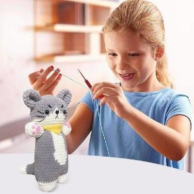 Cat Crochet Kit For Beginners Cute Cat Crochet Material Set