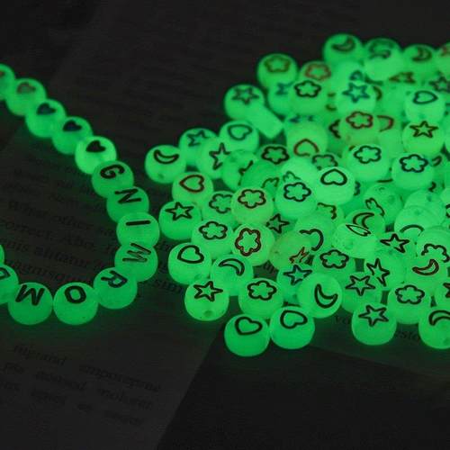 Luminous beads for jewelry making DIY bracelet accessories