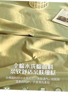 King Size bed sheets fitted sheet pillow cases 纯色床笠枕套1