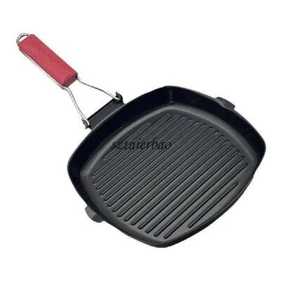J78C Nonstick Grilling Pan Large Skillets Indoor Cooking