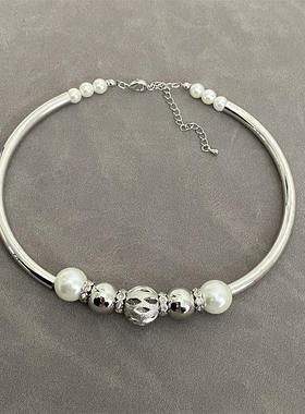 European and American Fashion Simple silver Transfer Bead Co