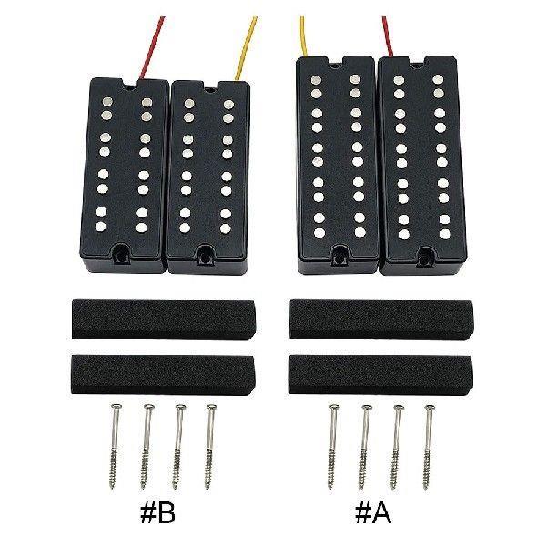 1Set Open 5/4 String Bass Guitar Pickups 2 Mounting Screw