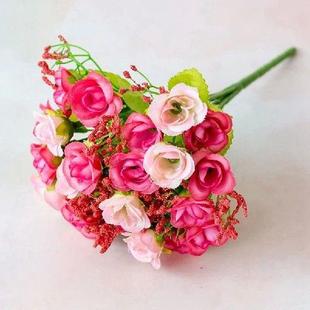 Diamond Rose Flower Artificial Branches Bouquet