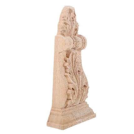 Carved Wood Capitals and Corbels Decorative Wall Mirror Dog