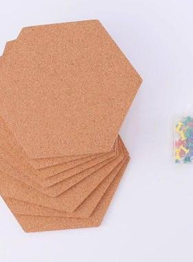 8 Pcs Photo Wall Wooden Bulletin Board Cork Corkboard Pin