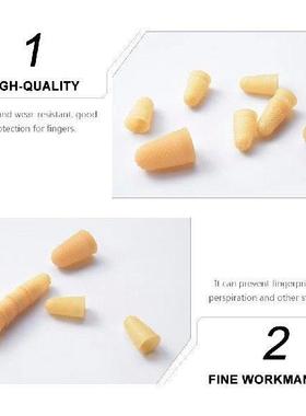 25 Pcs Pockmarked Finger Cots Covers Anti-static Tips Dots