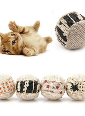 1 Pcs Ball Cat Toy Interactive Cat Toys Play Chewing Rattle