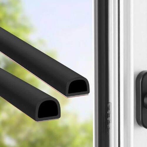 Silicone Rubber Door Seal Strip D/E/I Type Flexible