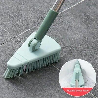 Triangle Floor Brush for Cleaning Bathtub and Floor Gaps,