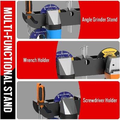 Angle Grinder Holder for Cutters Polishers with Cord Garage