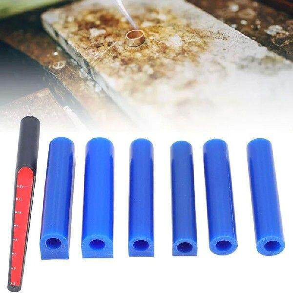 6Pcs Carving Wax Ring Tube For Making Rings, Carving Wax