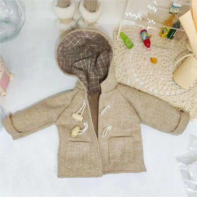 Fashion Doll Woolen Coat Casual Wear DIY Accessories Doll
