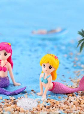 Cute Little Mermaid Aquarium Fish Tank Ornament Aquarium Fi