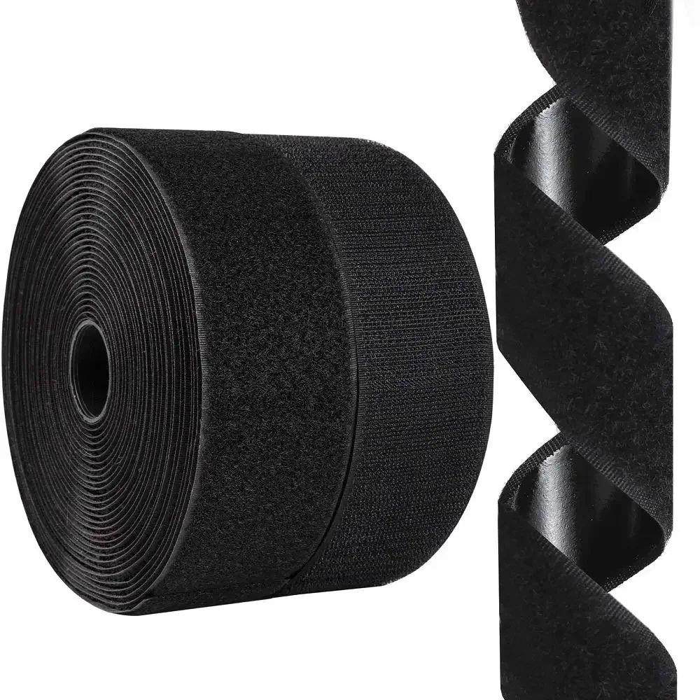 5M/Pair Hook Loop Tape Non-Adhesive Hook and Loop Sewing Fas