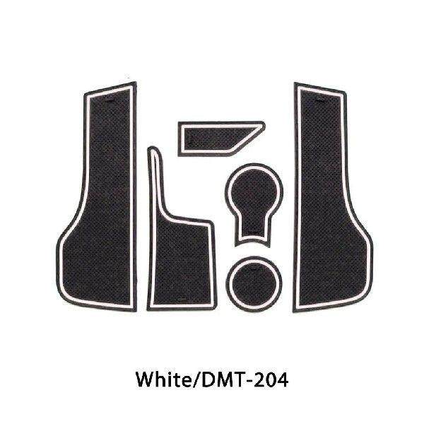 5 Pieces Gate Slot Cup Mat Silicone Automobile Coaster Pad