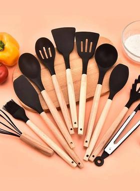 12 Pcs Silicone Kitchen Utensils Set Non-Stick Cookware for