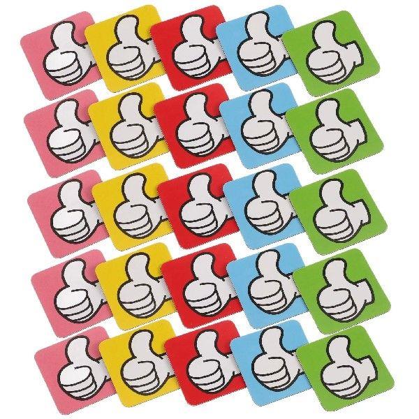 100pcs Thumbs Up Magnets for Fridge Teaching Supplies