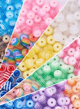 8mm Resin Beads For Jewelry Making Kit DIY Handmade Earrings