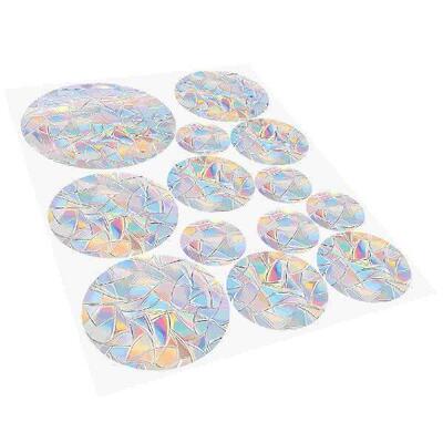 3 Sets of Glass Window Sticker Anticollision Window Cling