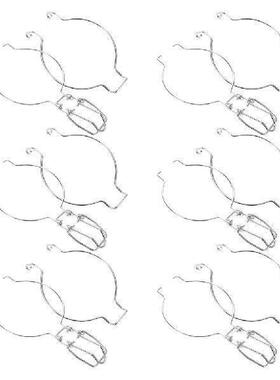 6pcs Stainless Steel Sealing Clips Glass Jars Airtight Lids