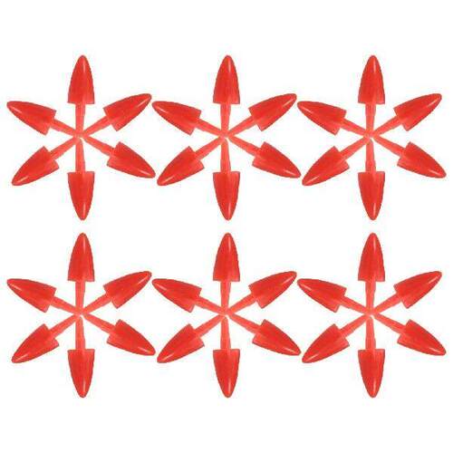 100 Pcs Snowman Nose Toy DIY Craft Supplies PVC Mini
