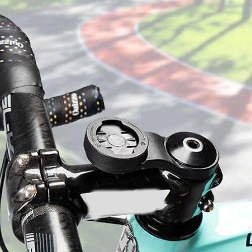 Bike Computer Stem Top Cap Mount Holder 360 Degree