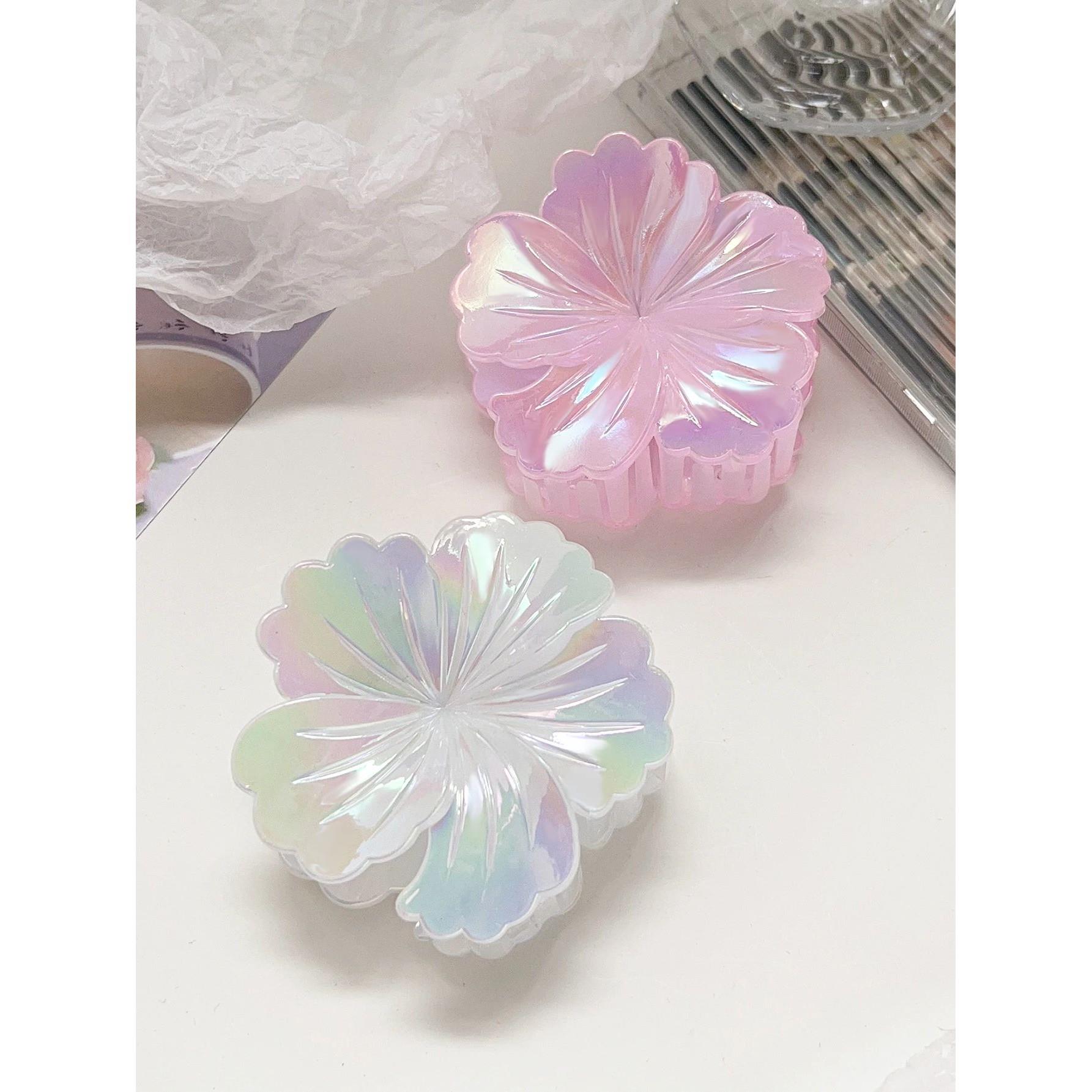 Flower Hair Clips Cute Hair Clip , Big Claw Clip Strong Hold