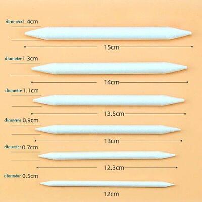 6PCS/Set Artist Blending Stump and Tortillion Blenders Art