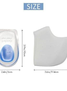 -WSFS 3 Pairs Heel Cups, Plantar Fasciitis Inserts Pads,
