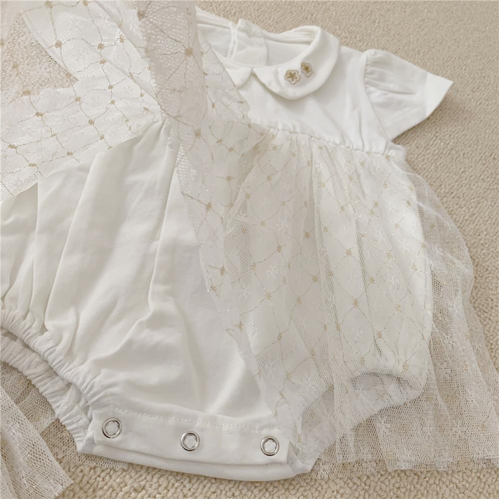 Baby Baby Princess dress Newborn Baby Opening Bubble Short-S