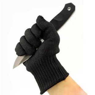 Steel Safety Mesh Metal Wire Gloves Cut Anti Level Black