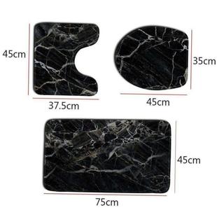 Set Toilet Rug Carpet Bathroom Mat Bath Styles Pcs