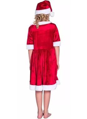 5PCS Santa Claus Costume for Women Clause Santa Dress Christ