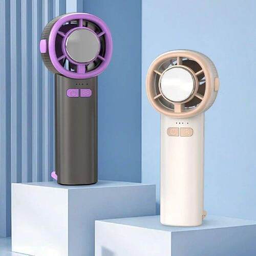 Handheld Fan 3 Speeds Desk Fan Semiconductor Rechargeable