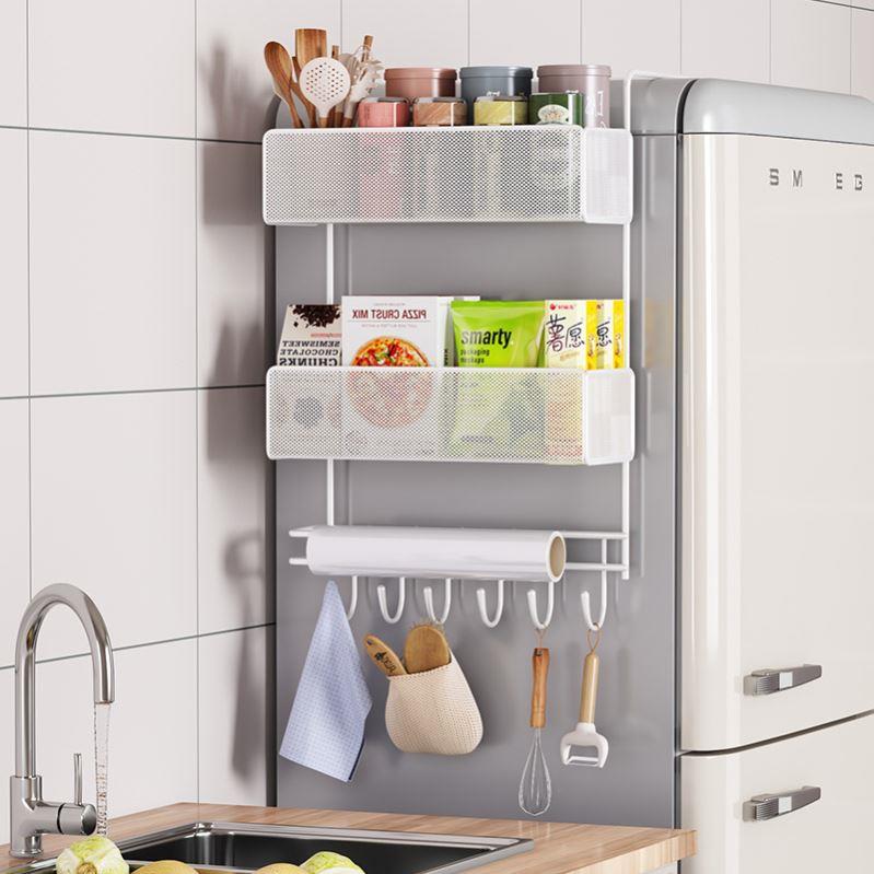 Kitchen Refrigerator Storage Rack Organizer Shelf Space Save