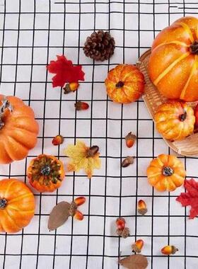 Odorless Artificial Pumpkins Fall Harvest Pumpkin Decor Set