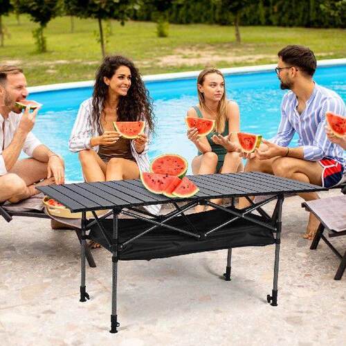 Outdoor Folding Table Lightweight Aluminum Picnic Desk