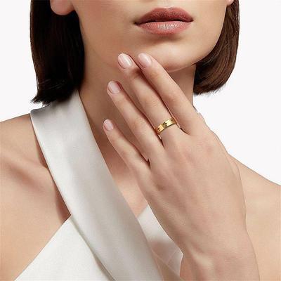 Popular minimalist cross, neutral style fashion ring, women