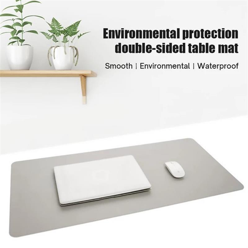 Large Size Office Desk Protector Mat PU Keyboard Mouse Pad