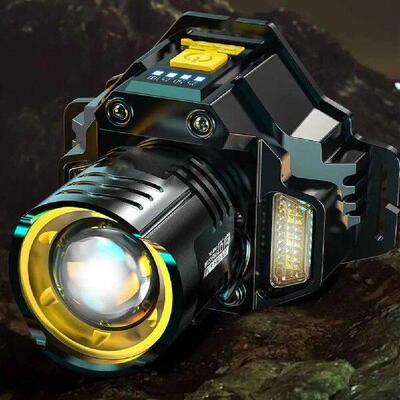 Motion Sensor Headlight Zoomable Portable Headlamp 5
