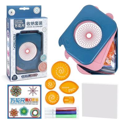 Magic Spirograph Drawing Toys Painting Template Multi-functi