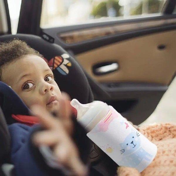 Baby Bottle Warmer Cover Anti-slip Glass Bottle Protector