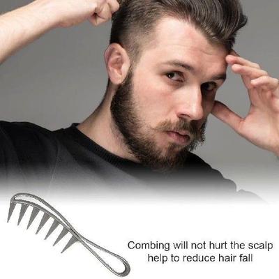 Knotted Comb Wide Tooth Anti-Static Curly Hairdressing