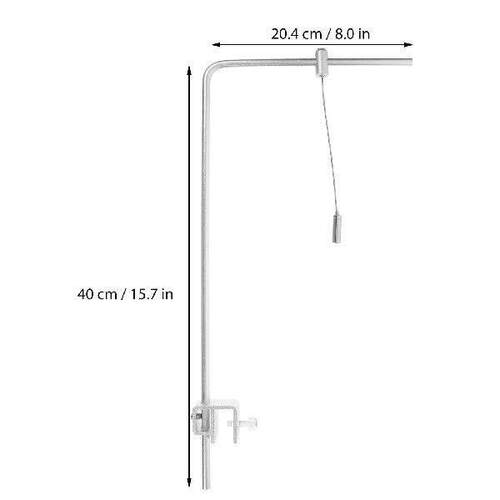 2Pcs Fish Tank Light Bracket Aquarium Riser LED Hanger