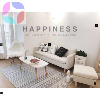 Nordic simple carpet living room sofa floor mat bedside rug