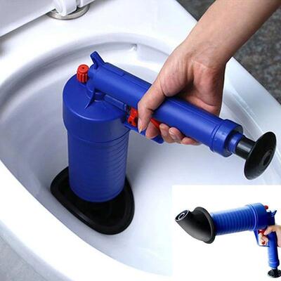 Air Pump Pressure Unblocker Pipe Plunger Drain Cleaner Sewer