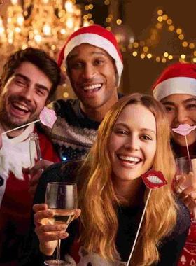 4 Pcs Lips Props Funny Mouth Wedding Booth Festival Party