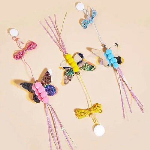 Cat Toy Butterfly Swing Cat Toys Interactive Hanging Door
