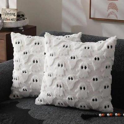 Finely Crafted Ghost Pillowcase 3d Cartoon Ghost Halloween